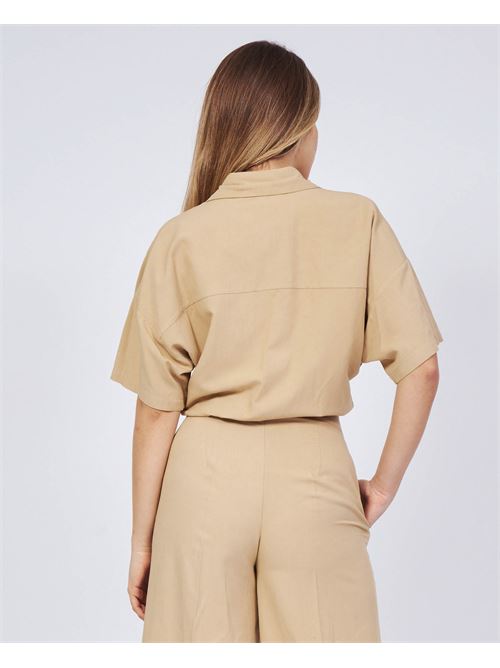 Short sleeve shirt with chest pocket HANNY DEEP | F876XBCCA1666ADUNE
